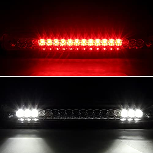 Chrome Clear Spec-D Tuning LED 3rd Brake Light Compatible with 1994-1999 Chevy C/K 1500 2500 3500, 2000 Chevy C/K 2500 3500