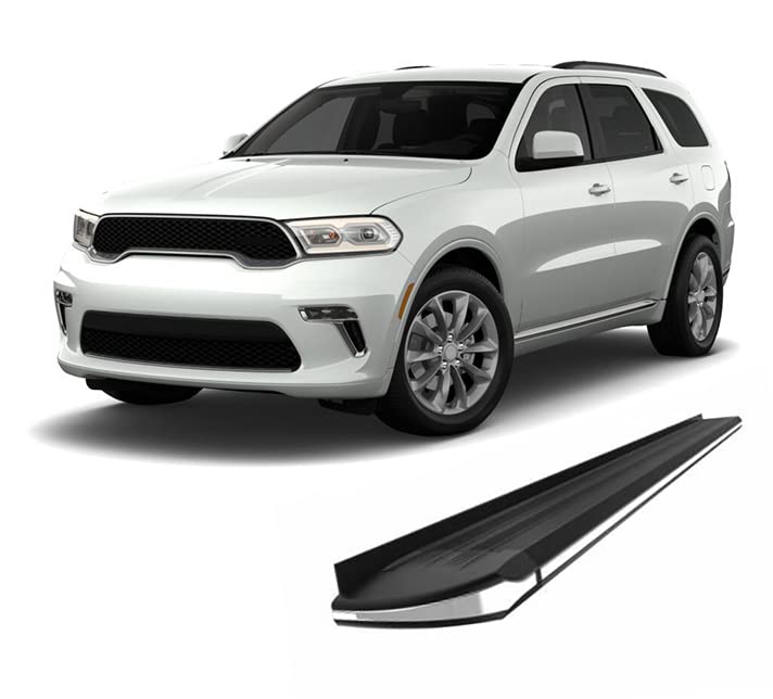 Exceed Black Horse Running Boards Compatible with 2011-2025 Dodge Durango-EX-DGDU