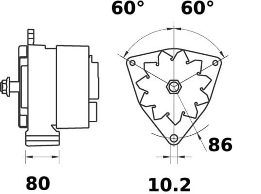 MAHLEORIG Mahle MG 125 Alternators