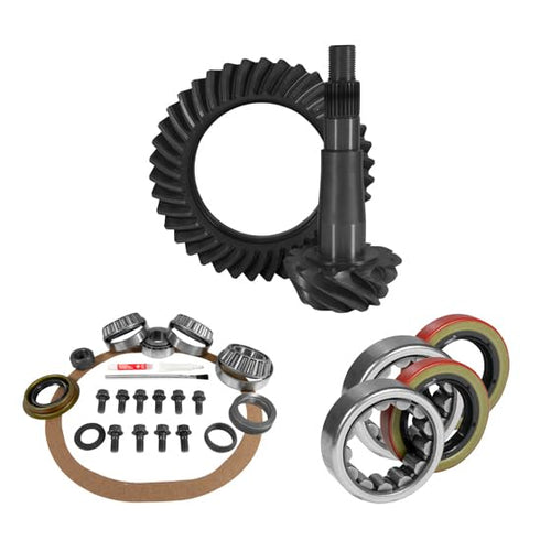 3.73 CHY 8.25" Rear Ring & Pinion, Install Kit, 1.618" ID Axle Bearings & Seals