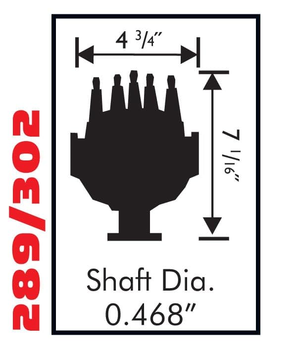 Small Diameter MSD 8579 Pro-Billet Distributor, Iron Gear