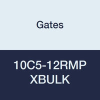 Gates XBULK 10C5-12RMP Field Attachable for C5C, C5D and C5M Hose, Male Pipe NPTF, 30 Cone Seat, Steel, 1/2" ID (Pack of 80)