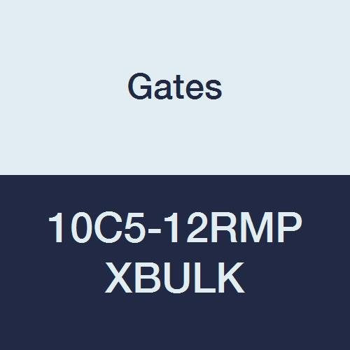 Gates XBULK 10C5-12RMP Field Attachable for C5C, C5D and C5M Hose, Male Pipe NPTF, 30 Cone Seat, Steel, 1/2" ID (Pack of 80)