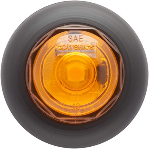 3/4" Amber LED Optronics MCL10AKBP Non-Directional Marker/Clearance Light Kit