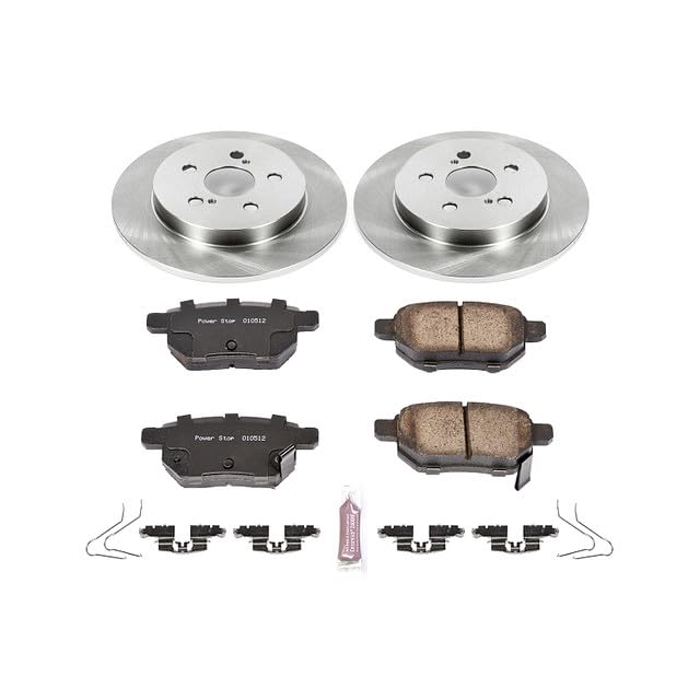 Power Stop KOE5503 Rear Replacement Brake Kit-OE Brake Rotors & Ceramic Brake Pads Autospecialty