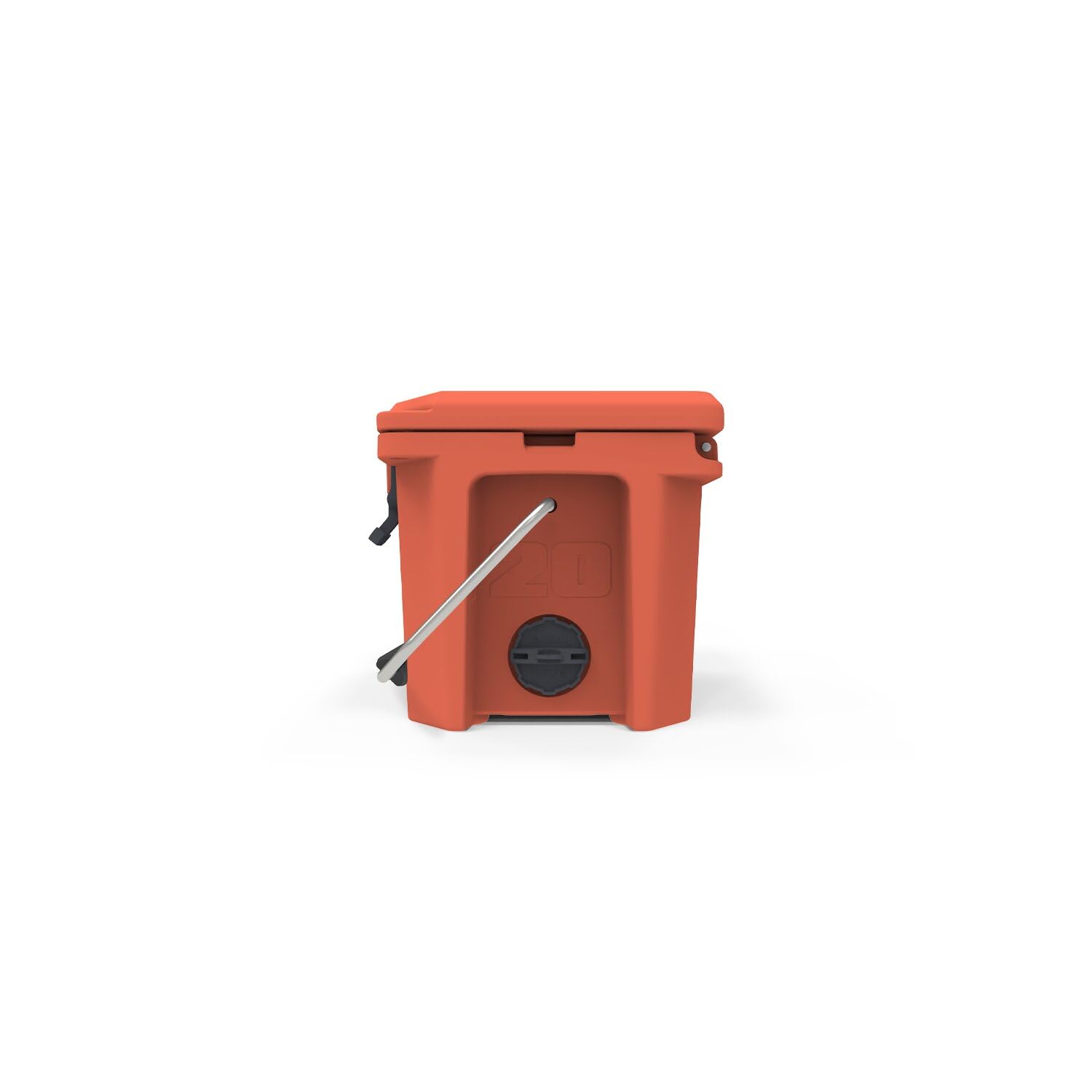 20 Cooler Grizzly, 20 qt Ice Chest Durable Rotomolded Insulated, Made in USA, Warranty for Life, for Beach Boat Camping Fishing Hunting, G20, Coral