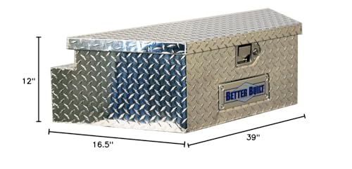 V-Shaped Utility Trailer Tongue Tool Box, Wide 39x16.5x12