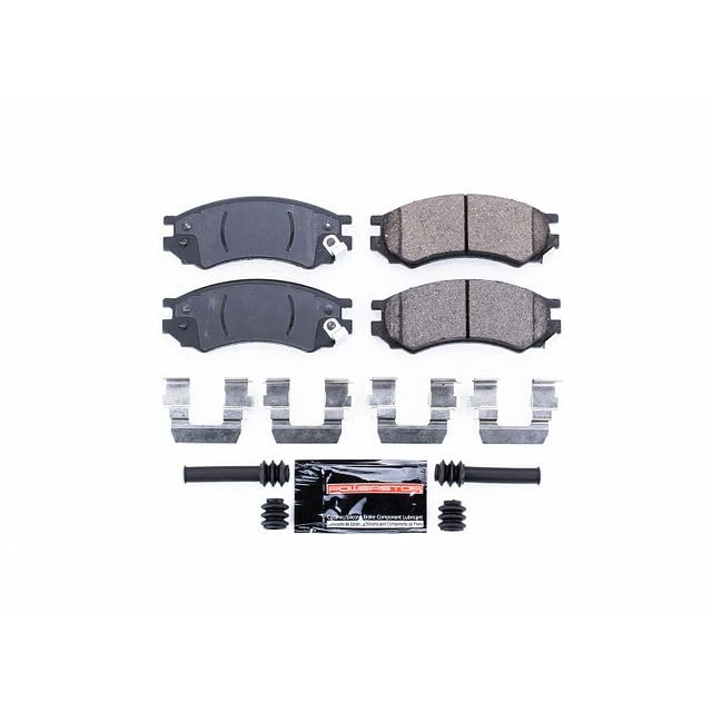 Power Stop Z23-507 Z23 Evolution Sport Carbon Fiber Infused Ceramic Brake Pads with Hardware For SC, SC1, SC2, SL, SL1, SL2, SW1, SW2 [Model Specific]