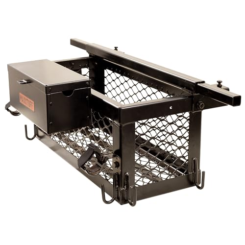 MAXXTUFF ROPSRIDER XHD Heavy-Duty Tractor Basket, Fits Most Zero Turn Mower and Tractor ROPS Bars, Model MTF100