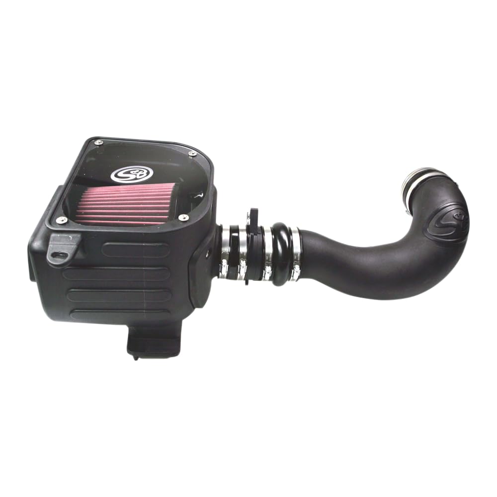 Cold Air Intake S&B Filters 75-5021 For 2007-2008 Silverado/Sierra 1500 4.8L / 5.3L / 6.0L (Oiled Cleanable, 8-ply Cotton Filter)