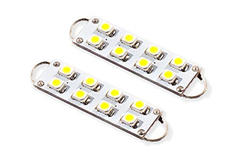 Cool White (6000K) Diode Dynamics 44mm SML8 LED Bulbs (Pair)