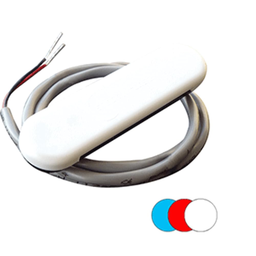 Multi-Color Shadow-Caster Courtesy Light w/2' Lead Wire White Abs Cover