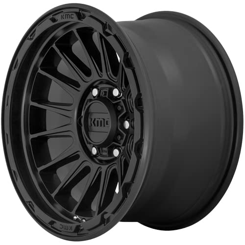 Satin Black KMC Impact Wheel with Aluminum (18 x 9. inches /6 x 114 mm, 18 mm Offset)