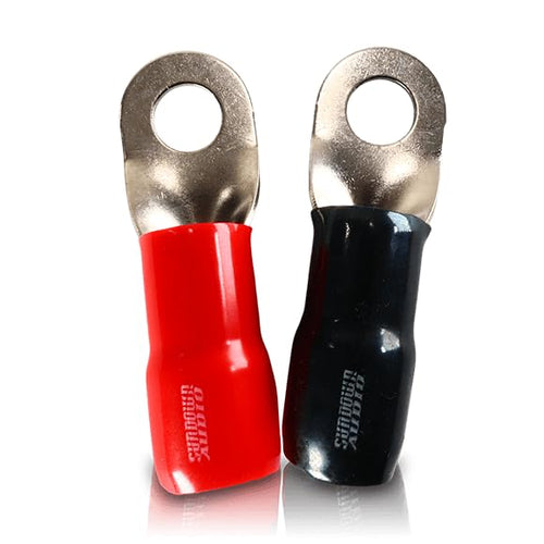 8 GA Sundown Audio Ring Terminals (20 pcs) RED