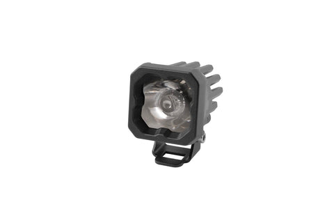 Diode Dynamics SSC1 Sport Standard White LED Pod (one), Spot w/Amber Backlight