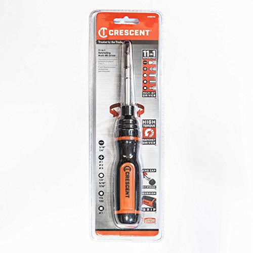 6-in-1 Crescent Stubby Ratcheting Multi-Bit Driver