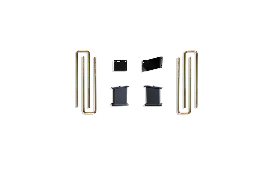 Part# 901950 MAX TRAC SUSPENSION'S is A 5" Rear Box KIT Including 5" Lift Blocks, U-Bolts & Brake LINE Brackets