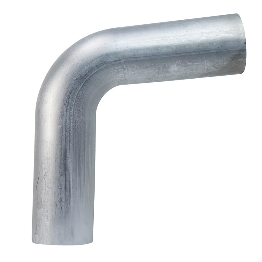 HPS 6061 T6 Aluminum AT80-225-CLR-225 Elbow Pipe Tubing, 16 Gauge, 80 Degree Bend, 2-1/4" OD, 0.065" Wall Thickness, 2.25" Center Line Radius