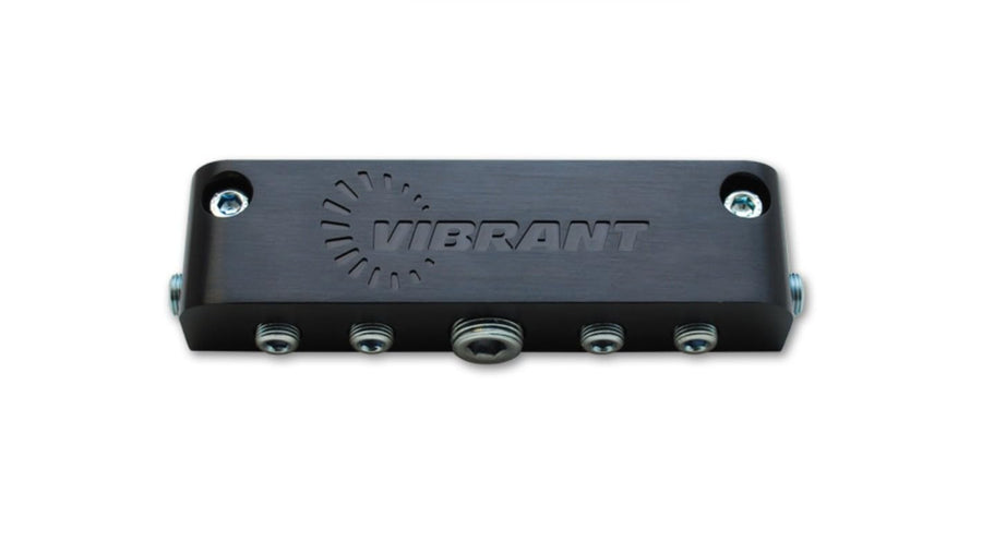 Black Anodized Aluminum Vibrant Performance 2691 Vacuum Manifold