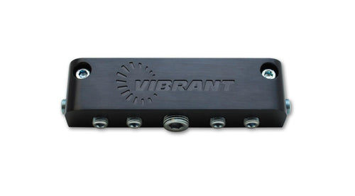Black Anodized Aluminum Vibrant Performance 2691 Vacuum Manifold
