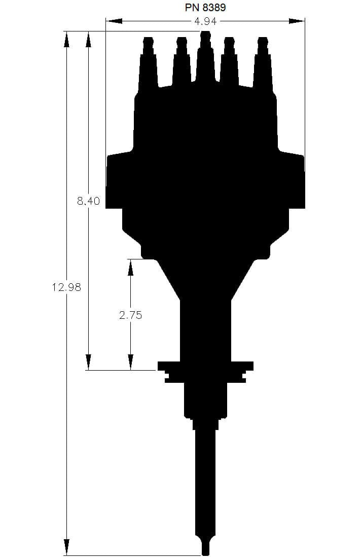 Coil Bracket MSD Ignition for GM LS1/LS6 Engine 8215