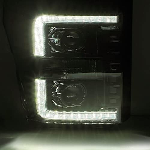 880145 AlphaRex USA LUXX Series Projector Headlights fits Ford F-250 Super Duty