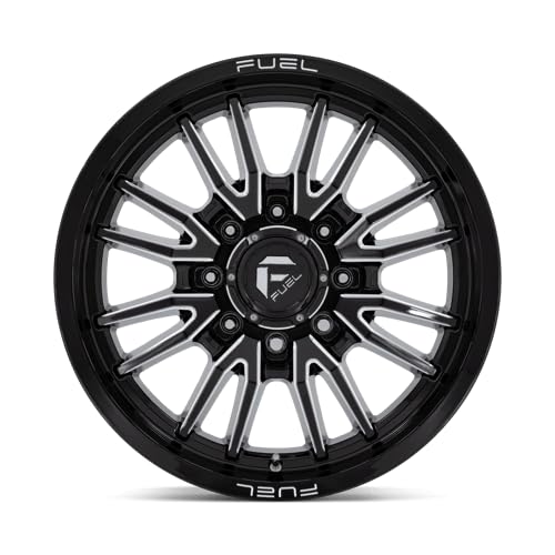 D761 CLASH FUEL OFF-ROAD 20X9, 8X170, 5.79, 20mm GLOSS BLACK MILLED - D76120901757