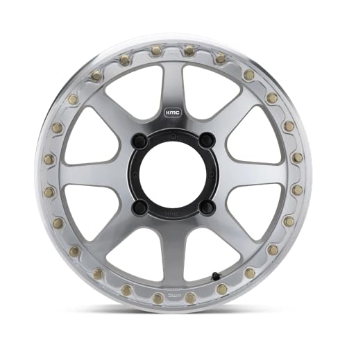 15x6 Kmc Atv Addict 2 Beadlock 4x137 et Machined Wheel
