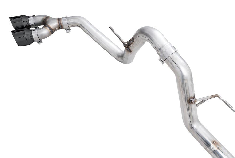 Ford F150 AWE 0FG 21+ Dual Side Exit Cat-Back Exhaust - 4.5in Diamond Black Tips