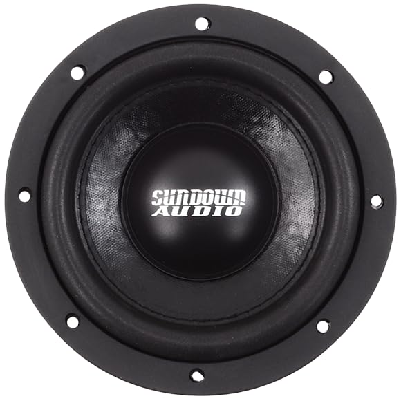 X-Series v.2 Sundown Audio 6.5" Car Subwoofer | 400W RMS, 4-Ohm DVC, Triple-Stacked Magnet, Deep Bass SPL | Competition Grade Audio Sub for Small Enclosures