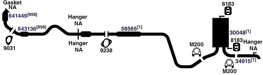 Prebent Pipe Ap Exhaust Products 58565