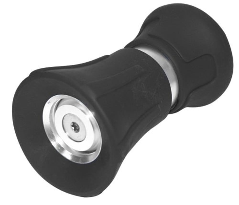 Heavy Duty Carrand Fire Hose Nozzle, Black