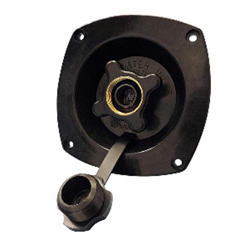 18302916 SHURFLO in-Line Water Pressure Regulator, 65 PSI, Black