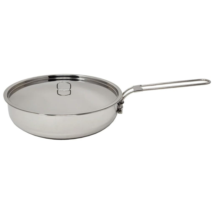 Stainless Steel The Pathfinder School Folding Skillet and Lid (10-Inch)