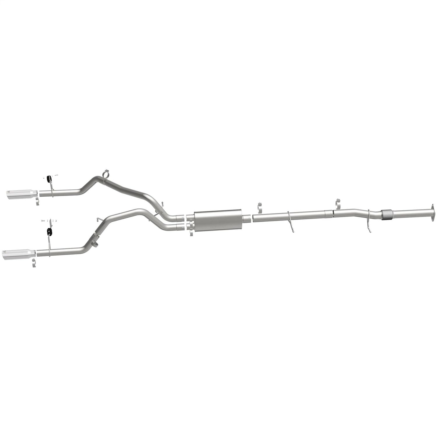 MagnaFlow Exhaust Performance System 19650: Cat-Back, NEO Series, Compatible with 2023-2024 Chevrolet Colorado, 2023-2024 GMC Canyon, Dual Split Rear Exit Style