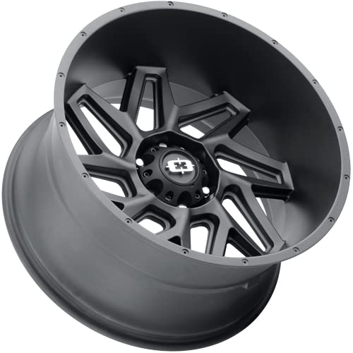 Off-Road Vision Spyder Custom Wheel - Series 361 - Satin Black - 20" x 9", 12 Offset, 5x150 Bolt Pattern, 110.2mm Hub