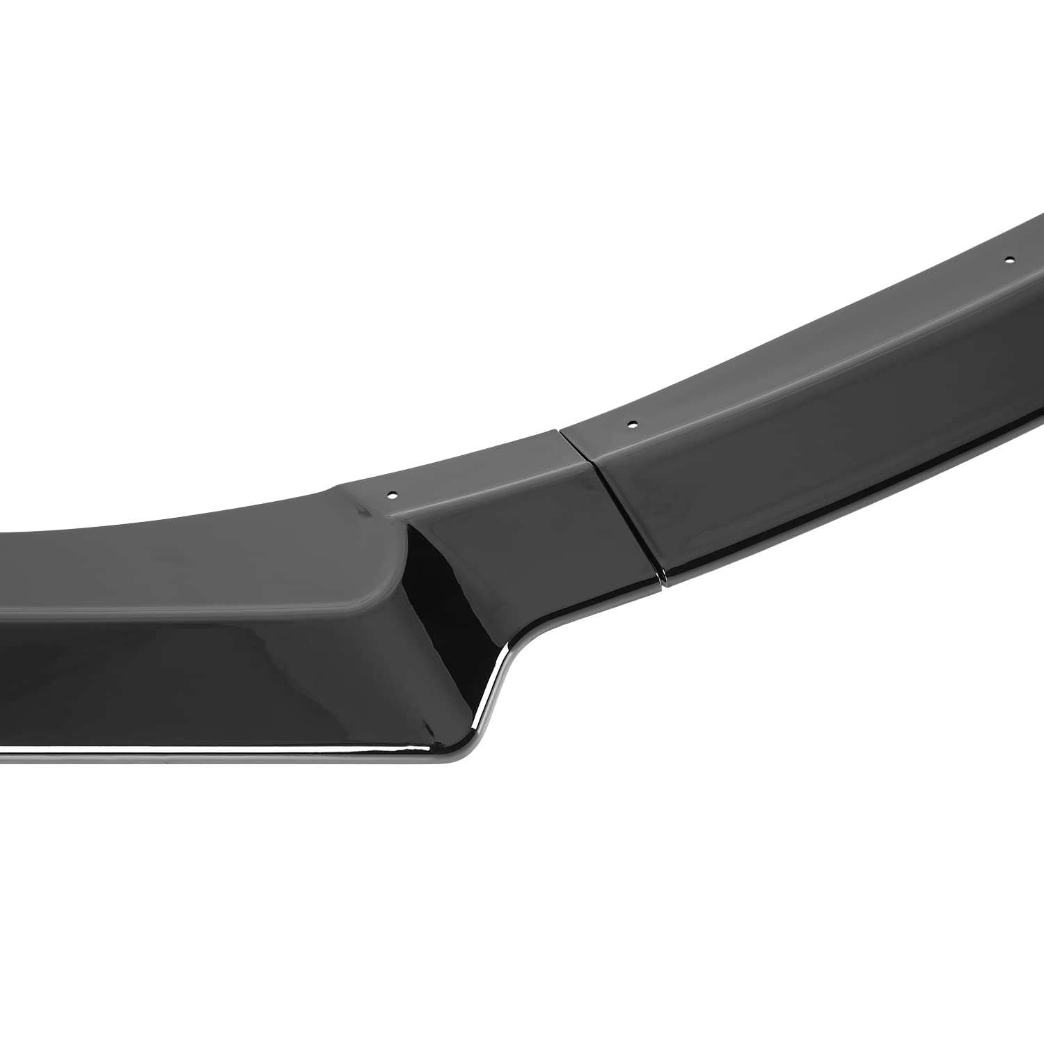 Glossy Black Spec-D Tuning Front Bumper Lip Splitter Spoiler 3PC Compatible with 2018-2021 Kia Stinger
