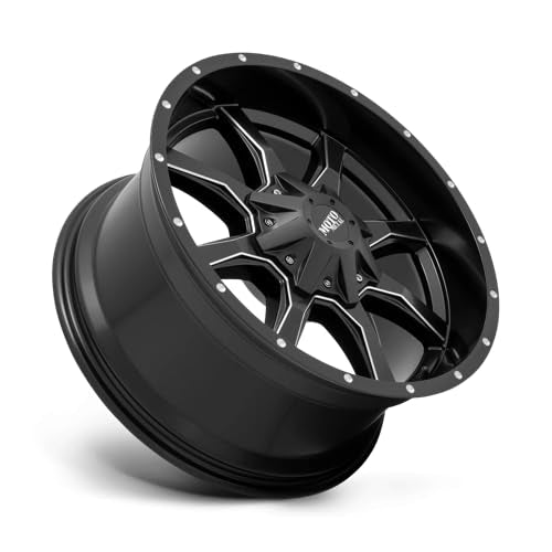 18X10 Moto Metal 6X135/5.5 4.56-24mm SEMI GLOSS BLACK MILLED - MO97081067924N