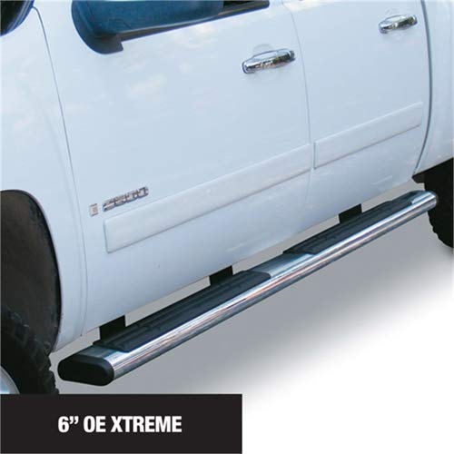 Go Rhino 6" Sidesteps & Brackets OE Xtreme | Stainless Steel, Polished | 686415580PS | Fits 2017-2023 Ford F-250, F-350 Super Duty Super Cab Pickup