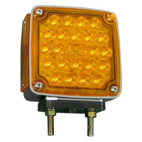Peterson V327AA Amber/Amber Led Park/Turn Signal, W/Side Marker, Rectangular