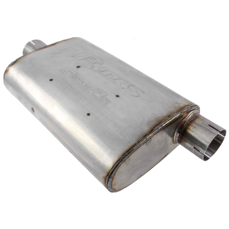 Pypes Performance Exhaust MVS13: Muffler Street Pro Series 14 in 2.5 in Offset/Center