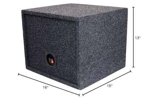 E10STV Bbox 10" Single Vented 1" MDF Labyrinth Power Slot Vented for Alpine, Kicker, JL, Pioneer
