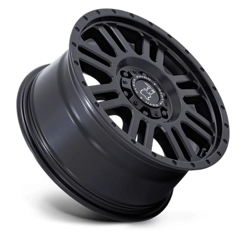 Black Rhino YELLOWSTONE Hard Alloys 17X8 6X130 6.27 45mm MATTE BLACK - 1780YWN456130M84