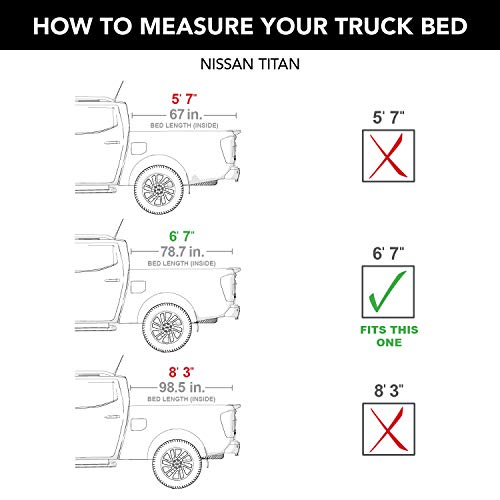 Extang RealTruck Trifecta e-Series Soft Folding Truck Bed Tonneau Cover | 77701 | Fits 2016-2025 Nissan Titan 6' 7" Bed (78.7")