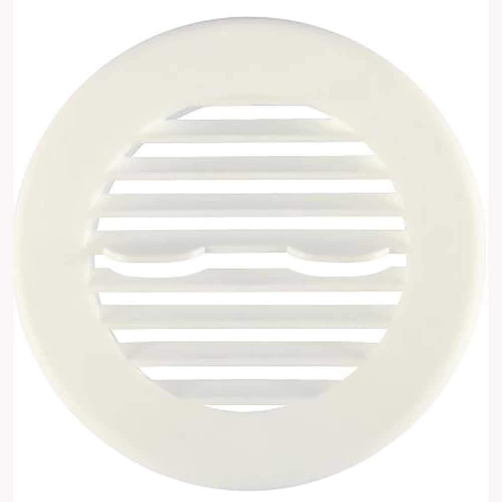 A/C Ceiling Vent, Fixed Louvers, Long Flange, Beige