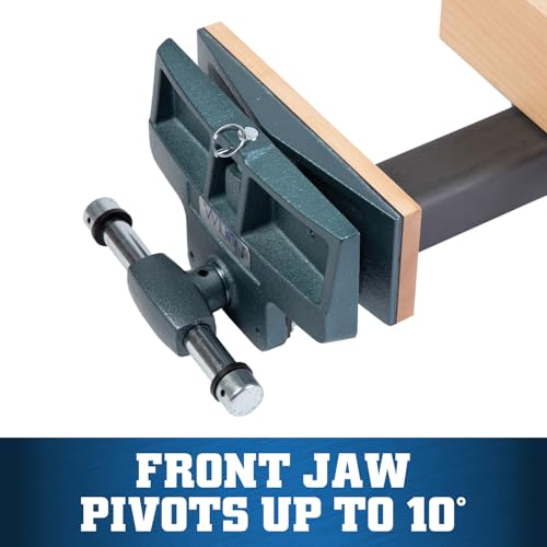 Woodworking Vise, Wilton 4" x 10" Pivot Jaw, 13" Jaw Opening (Model 79A)