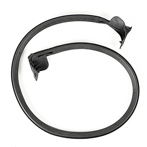 12303.34 | Omix | Rear Door Seal, Left, Half Doors | OE Reference: 55395721AK | Fits 2007-2018 Jeep Wrangler JKU 4-Door