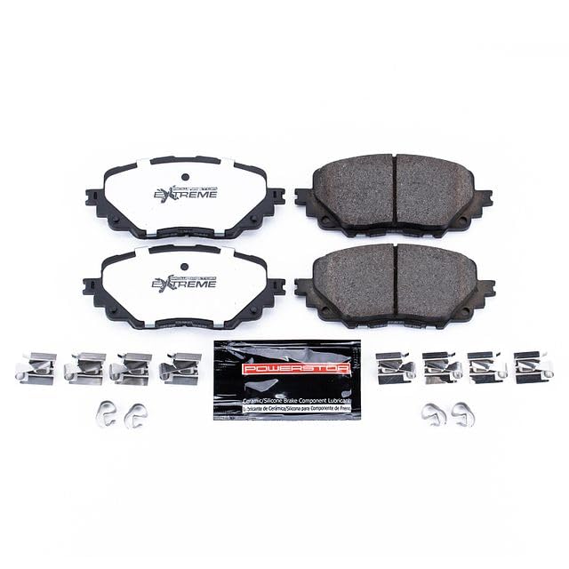 Power Stop Z26 Front Carbon-Fiber Ceramic Brake Pads For 2017-2020 Fiat 124 Spider, 2016-2022 Mazda MX-5 Miata [Model Specific]