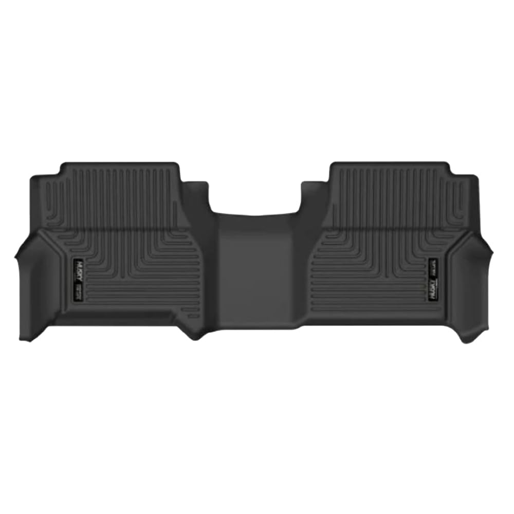 Weatherbeater Husky Liners Floor Mats | Fits 2008-2021 Nissan Frontier Crew CAB ONLY; 2009-2012 Suzuki Equator Crew CAB ONLY | 2nd Row, 1-pc Black - 14511