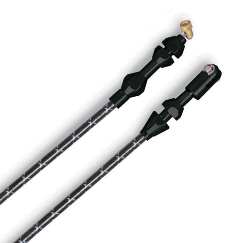 Lokar Performance Products 36" Vintage Series Borla VS-100B8436 8 Stack Throttle Cable Black Wrap With Blue Tracers